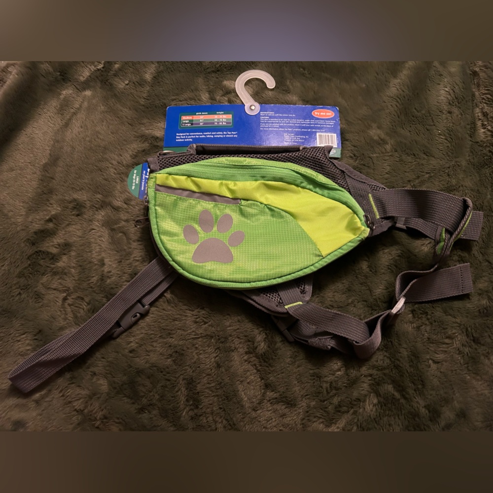 Dog backpack harness
